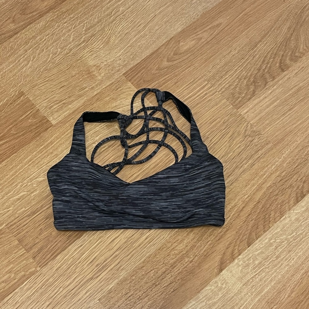 Lululemon Strappy Black Sports Bra